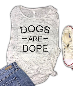 Dogs Are Dope Women's Muscle Tank