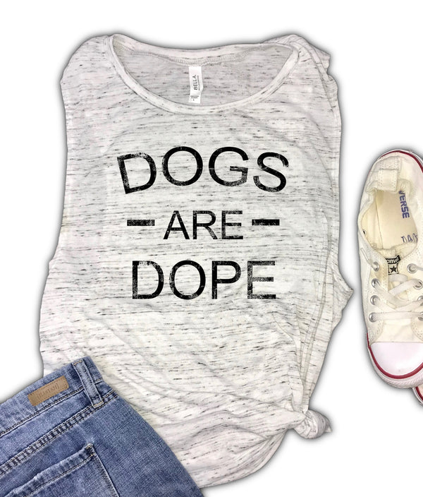 Dogs Are Dope Women's Muscle Tank