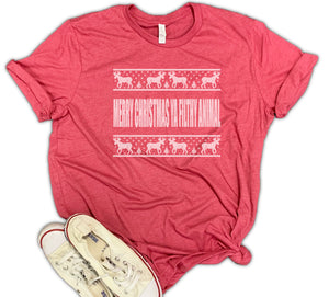 Merry Christmas Ya Filthy Animal Unisex Relaxed Fit Soft Blend Te