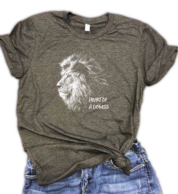 Heart of a Lioness Unisex Relaxed Fit Soft Blend Tee
