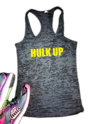 Hulk Up Women's Burnout Racerback Workout Tank