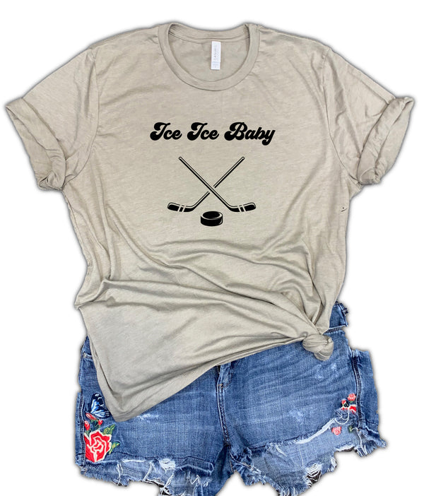 Ice Ice Baby Unisex Relaxed Fit Soft Blend Tee