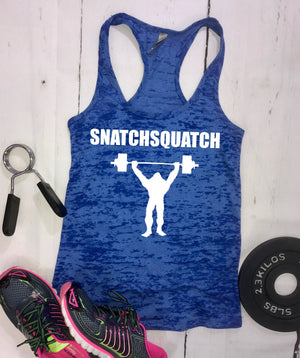 snatchsquatch workout tank, womens tank, burnout tank, workout tank, Exercise Clothing, Yoga Clothing, Gym Motivation, Fitness Tank