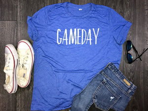 Gameday womens jersey shirt, gameday tees, tailgate shirt, womens football shirt, game time shirt, womens gameday shirt, womens gameday tee