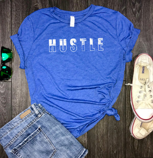 Hustle Hard Womens Shirt, motivational tee, workout clothes, work hard tee, hustle harder, hustle, girl boss, workout shirt, gym shirt