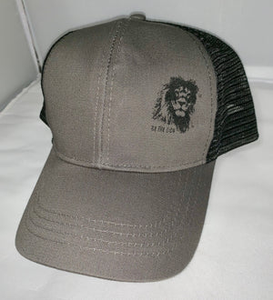 Econscious Eco Trucker Organic Recycled Hat - Be the Lion Motivational Hat - Lion Hat - Eco Friendly Hat - Inspirational Hat - Trucker Hat