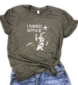 I Need Space Unisex Relaxed Fit Soft blend Tee