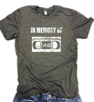 In Memory of VHS Unisex Relaxed Fit Soft blend Tee