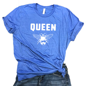 Queen Bee Unisex Relaxed Fit Soft Blend Tee