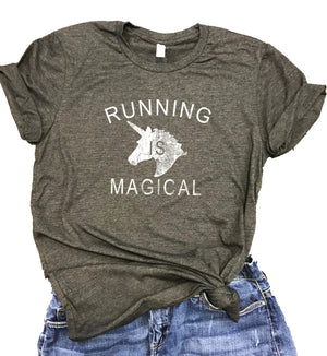 Running is Magical Unisex Relaxed Fit Soft Blend Tee