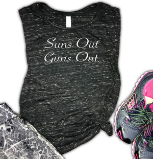 Suns Out Guns Out Women's Muscle Tank