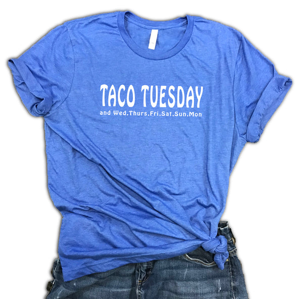 Taco Tuesday Unisex Relaxed Fit Soft Blend Tee