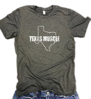 Texas Muscle Unisex Relaxed Fit Soft Blend Tee