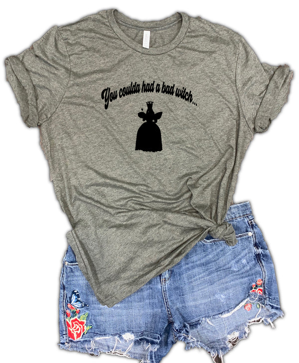 You Coulda Had a Bad Witch Glinda Unisex Relaxed Fit Soft Blend Tee