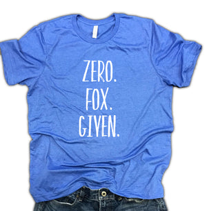 Zero Fox Given Unisex Soft Blend Shirt